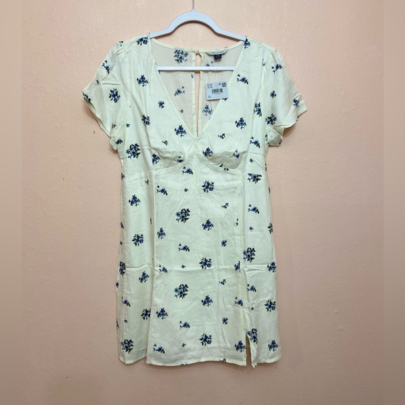 American Eagle Floral Short-Sleeve Mini Dress - Picture 3 of 8
